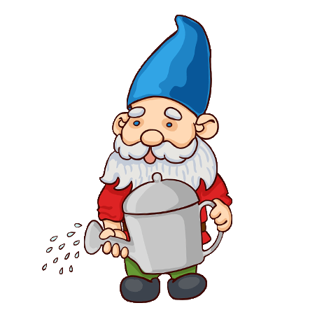 Gnome watering